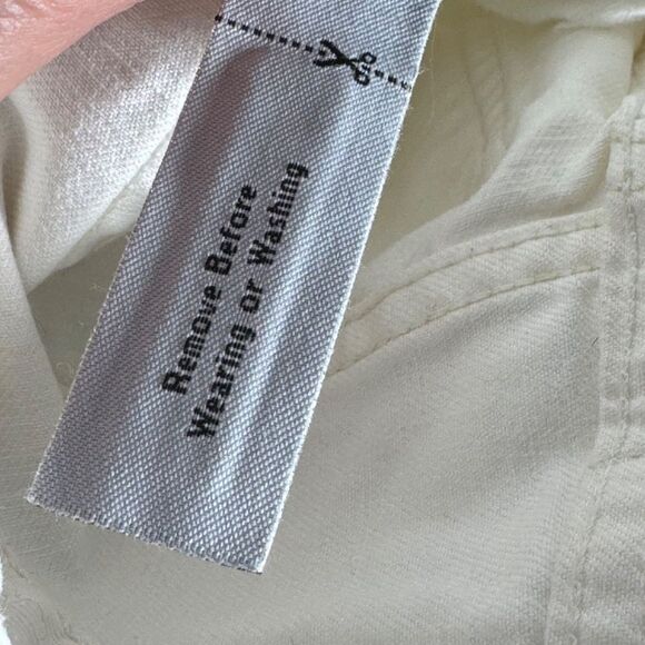 Madewell Tile White Perfect Summer Jeans Sz 24 - Picture 7 of 8